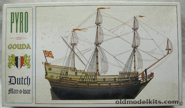 Pyro Gouda Dutch Man-O-War - 17th Century, B212-400 plastic model kit